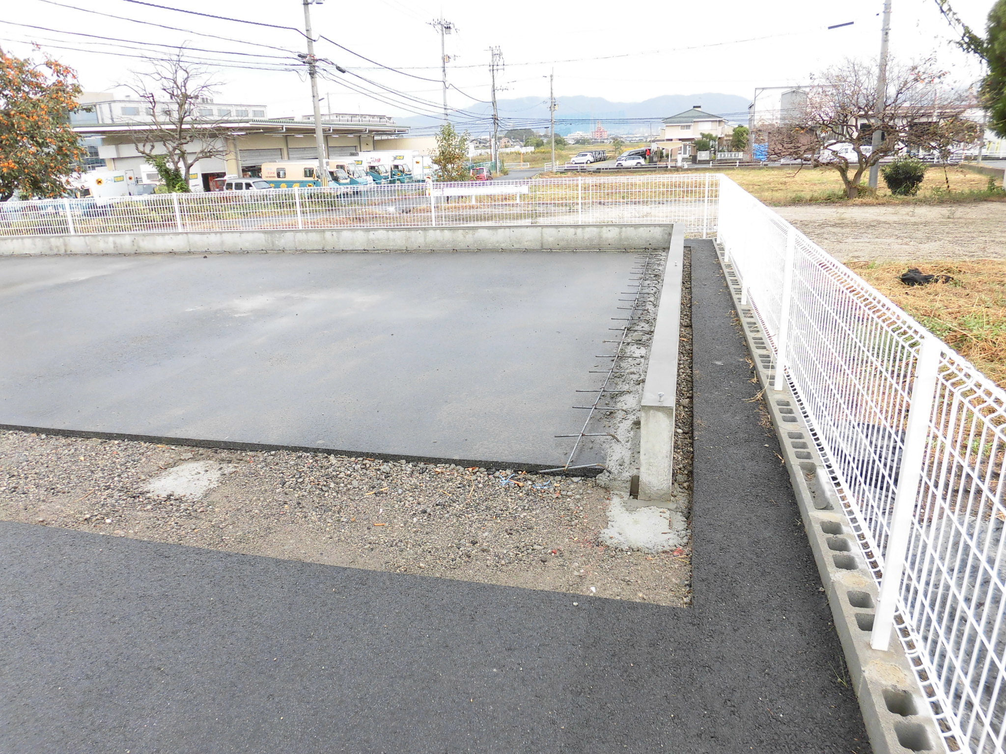 整地作業が終わり準備が出来ました