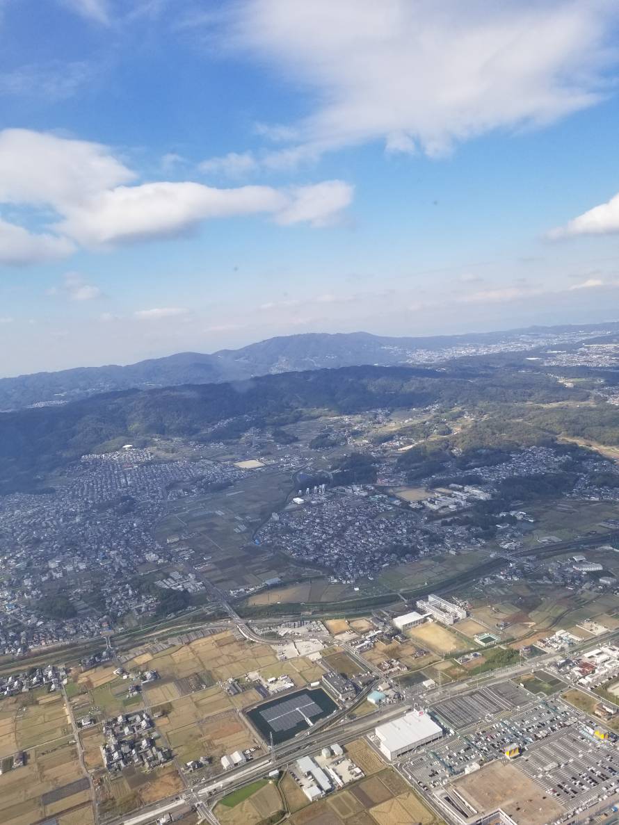 ヘリコプターから見る奈良盆地3