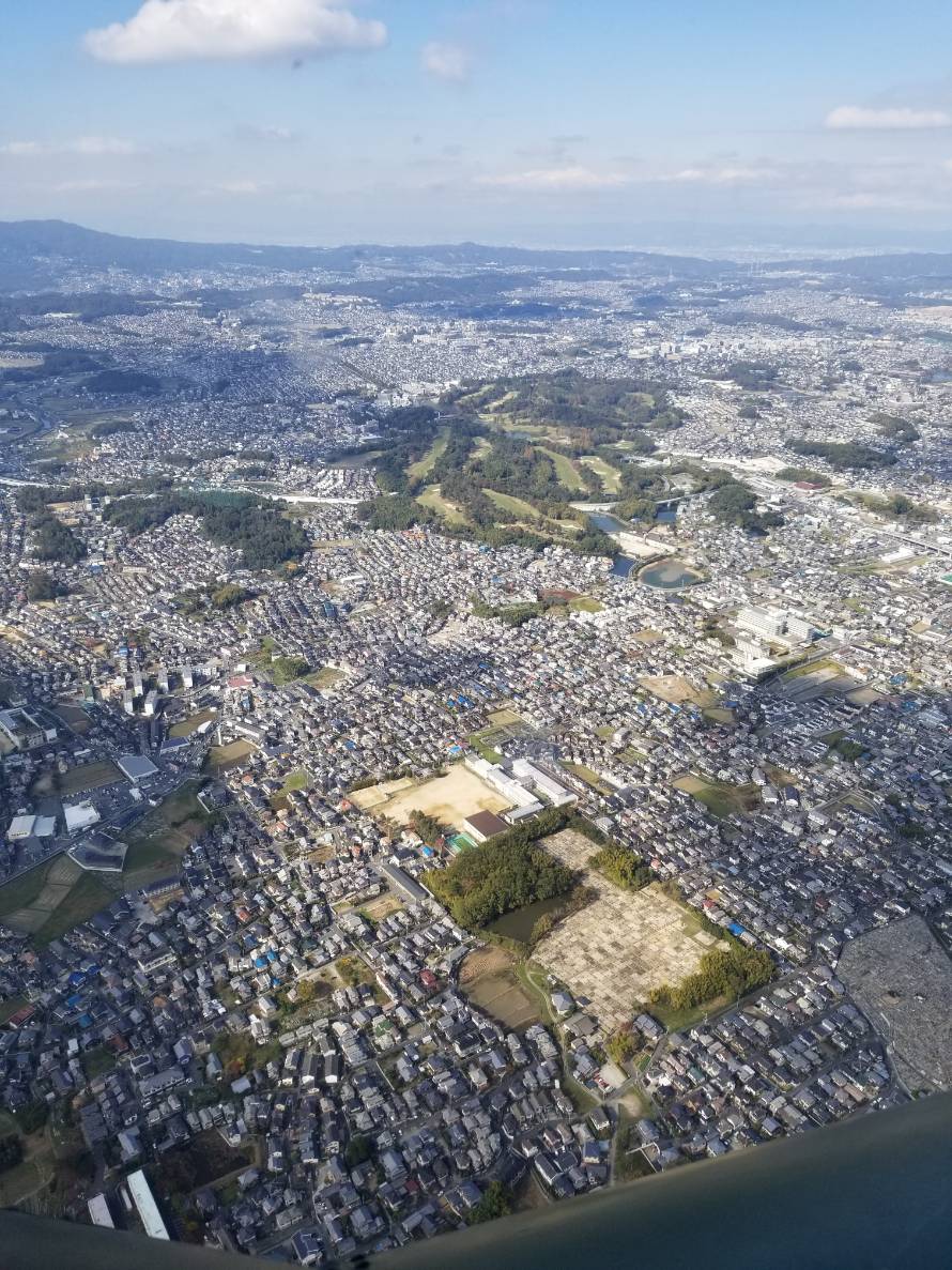 ヘリコプターから見る景色1